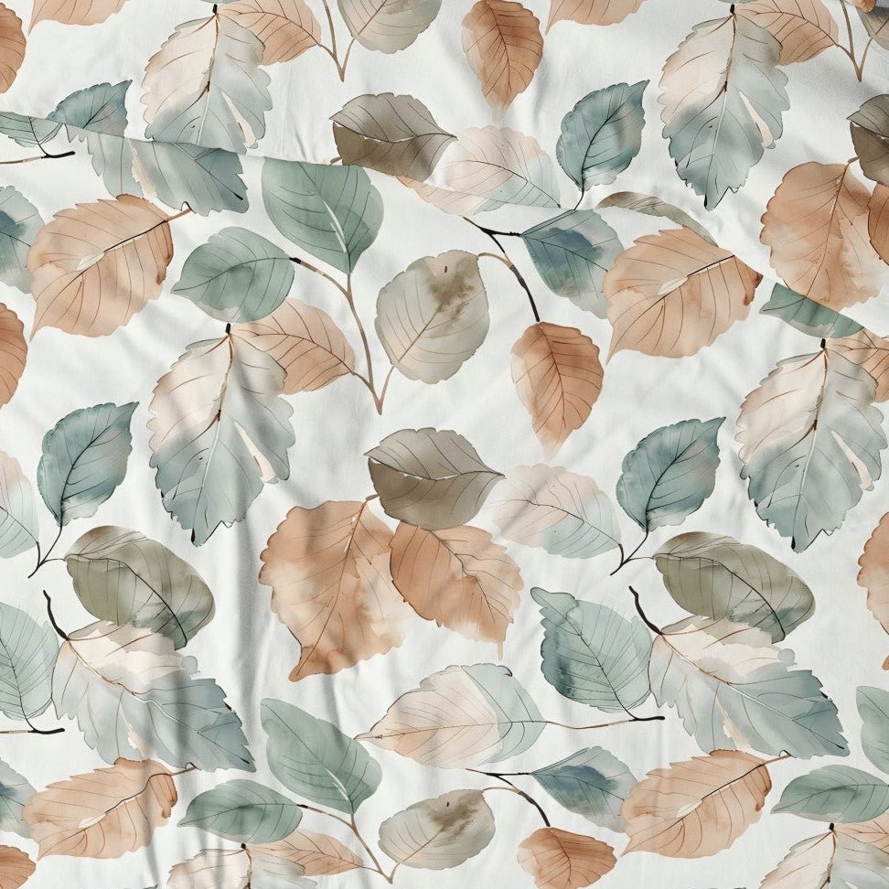 Attēls ar 100% Kokvilnas audums - lapas 125 g/m² – pieejams Šarlotes audumi