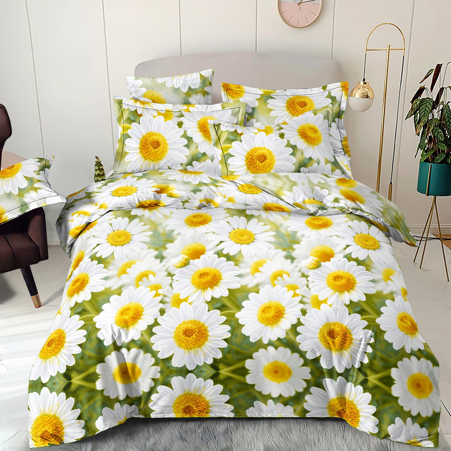 Pilt 100% puuvillasest kangast – suured karikakrad 220cm 130 g/m² – saadaval Šarlotes audumi