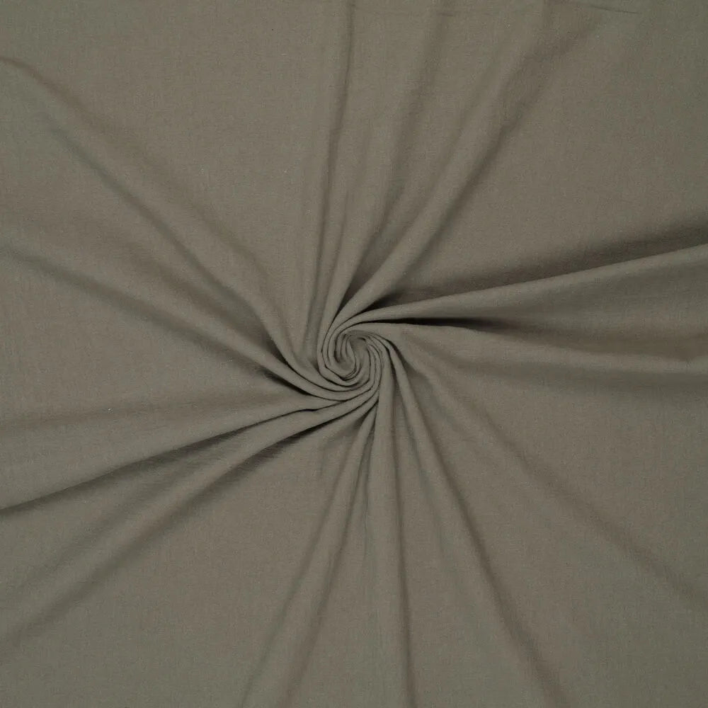 Attēls ar 100% kokvilnas audums mazgāts| Washed - dūmakaini zaļš 85 g/m² – pieejams Šarlotes audumi