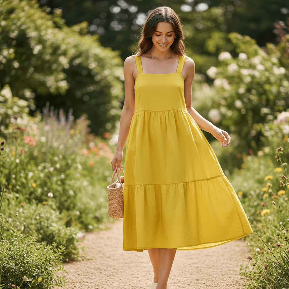 Attēls ar 100% kokvilnas audums mazgāts| Washed - dzeltens 85 g/m² – pieejams Šarlotes audumi