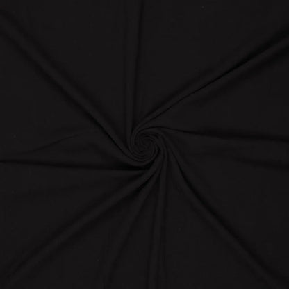 Attēls ar 100% kokvilnas audums mazgāts| Washed - melns 85 g/m² – pieejams Šarlotes audumi