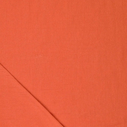 Image of washed 100% cotton fabric| Washed - orange 85 g/m² – available at Šarlotes audumi