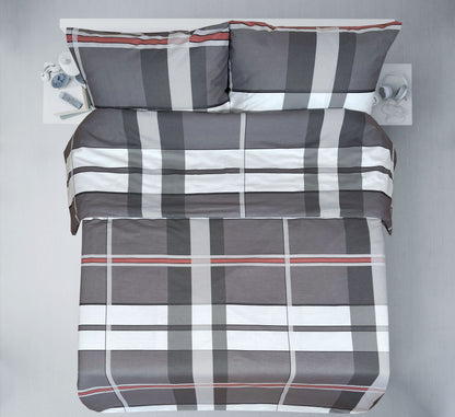 Tissu 100 % coton à carreaux 220cm 146 g/m²