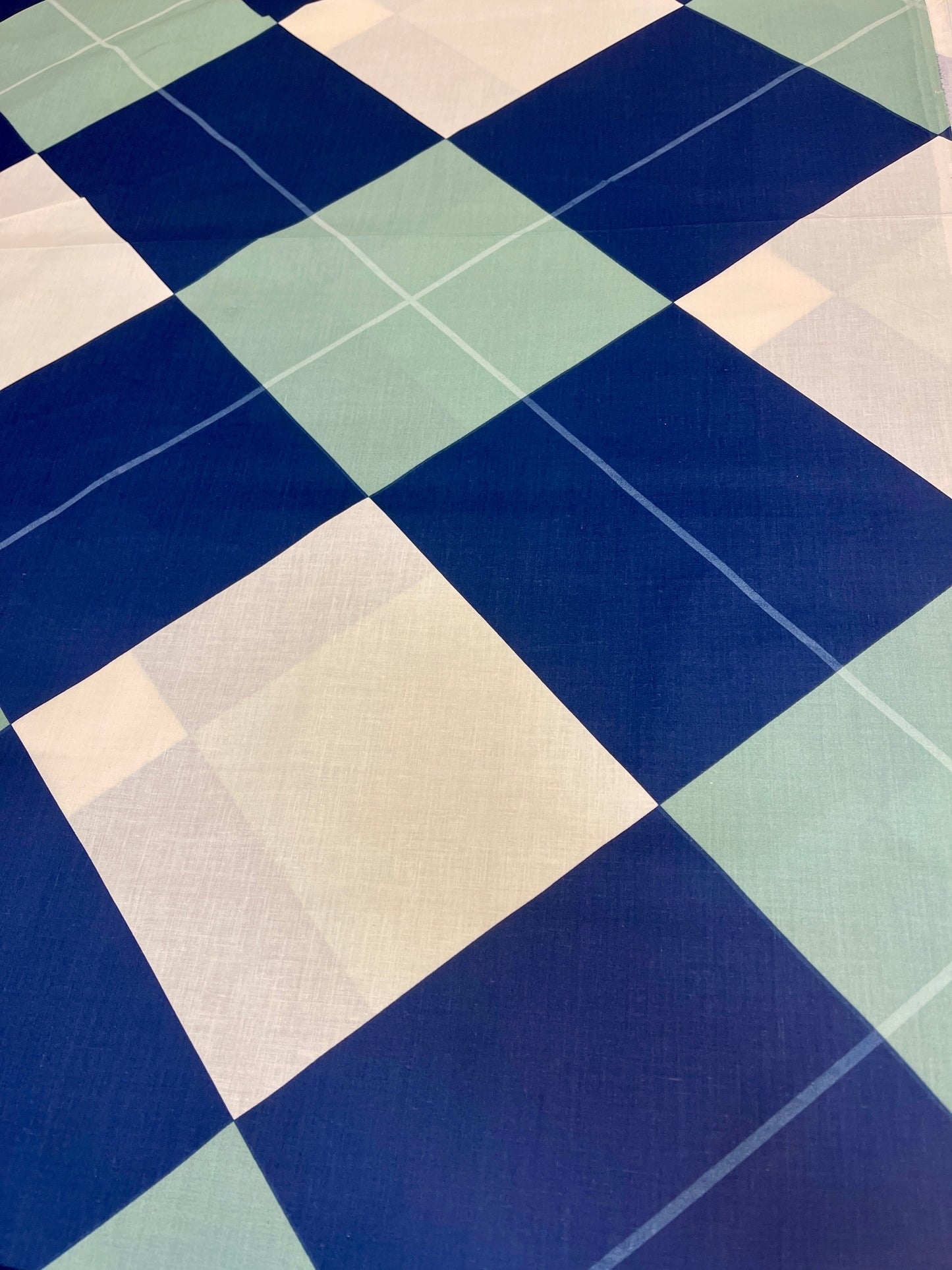 Pilt 100% puuvillakangast - ruuduline 220cm 146 g/m² – saadaval Šarlotes audumi
