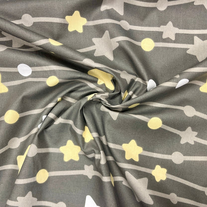 100% Cotton fabric - stars 220cm 125 g/m²