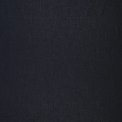 100% Linen fabric–dark blue| 230 g/m² | Enzyme washed