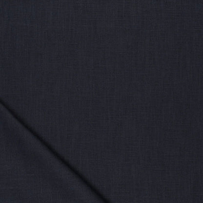 100% linen fabric – dark blue | 230 g/m² | Enzyme washed