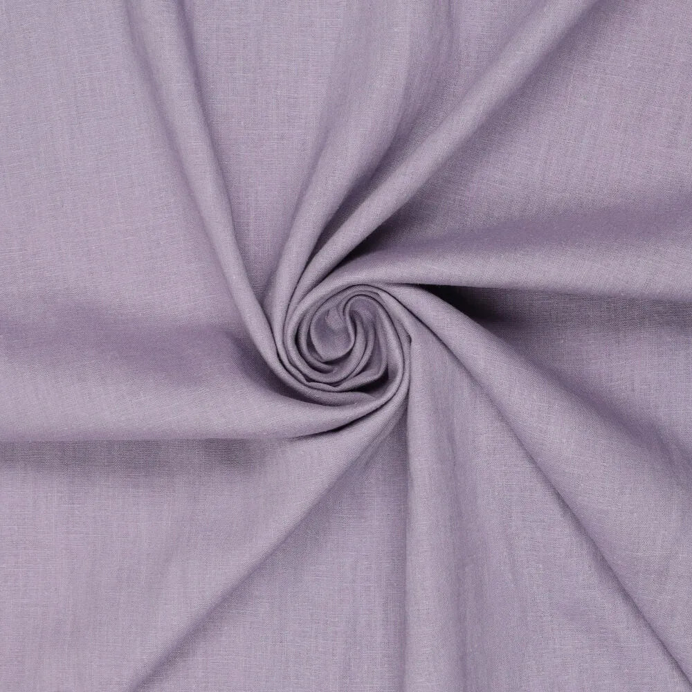 Pilt 100% pehmendatud linane kangas – suitsulilla 165 g/m² – saadaval Šarlote audumites