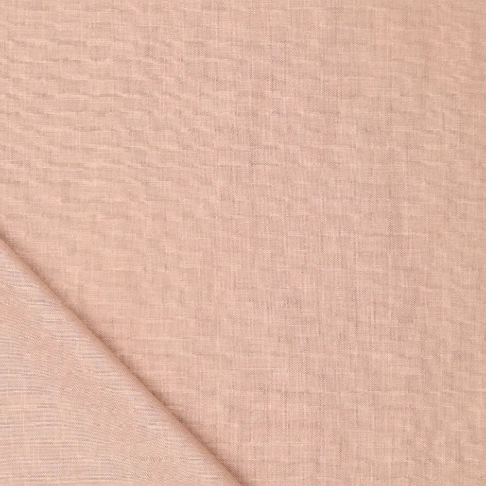 Pilt 100% pehmendatud linane kangas - roosa liivatoon 165 g/m² – saadaval Šarlotes audumi