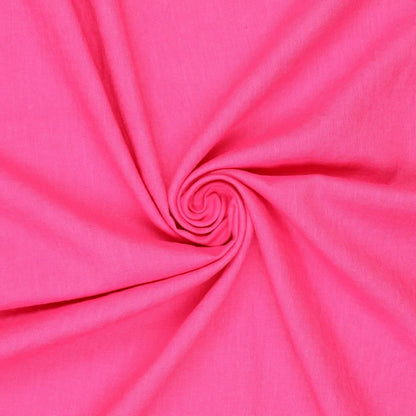 100% pehmendatud lina - fuksia roosa 165 g/m²