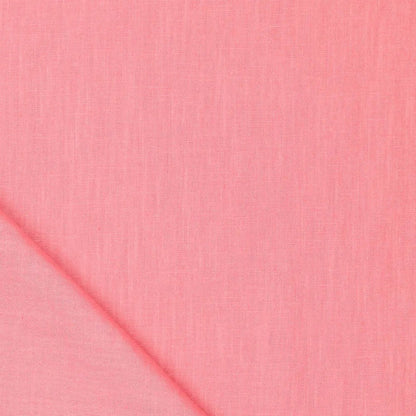 100% Softened linen - strawberry sorbet 165 g/m²