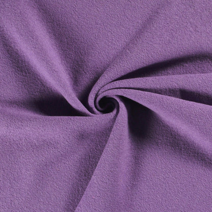 100% Wool fabric - purple 390 g/m²
