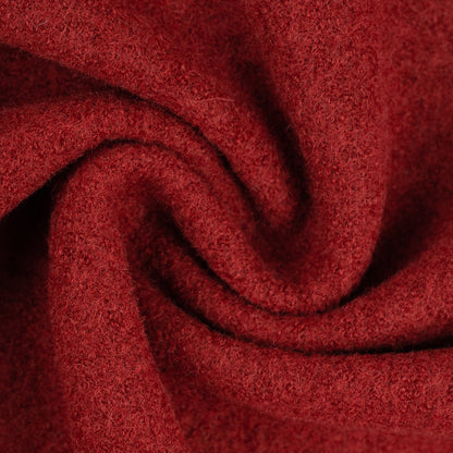 100% wool fabric - red 385 g/m²