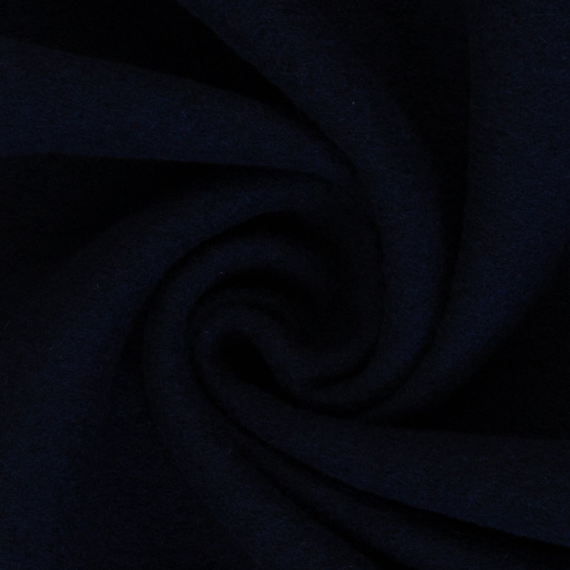 Attēls ar 100% Vilnas flīss - tumši zils 385 g/m² – pieejams Šarlotes audumi
