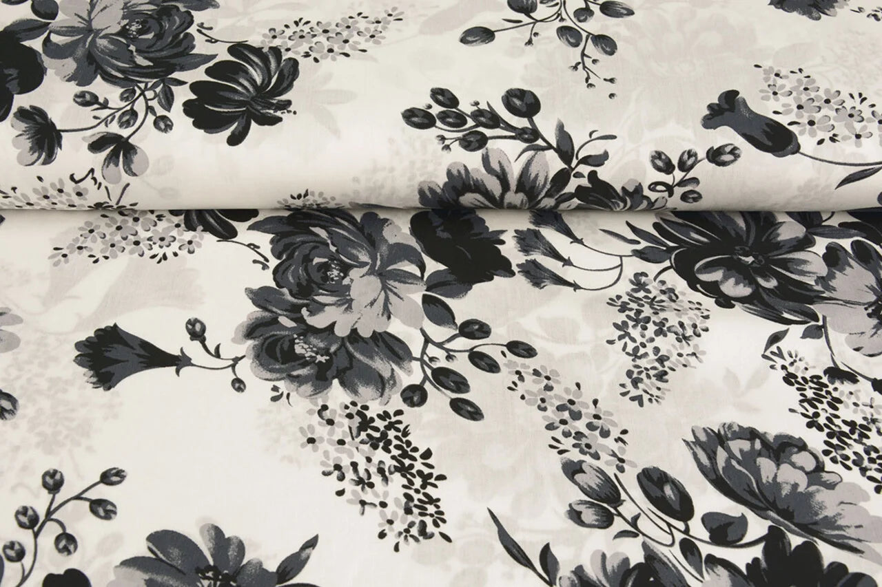 Last piece - 100% Viscose fabric - sea and sand 100 g/m² - 25 cm
