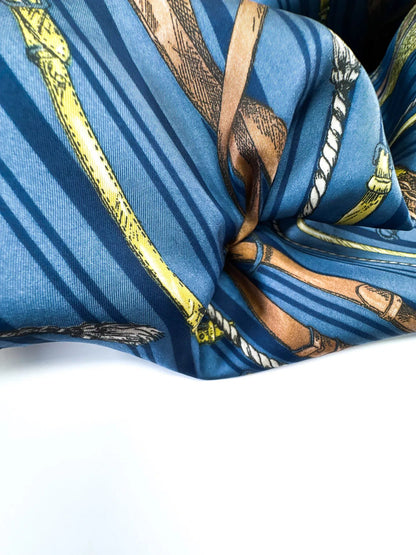 100% Silk Satin - Graphic Print 55 g/m²