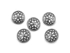 Melnas hromētas 22.5 mm