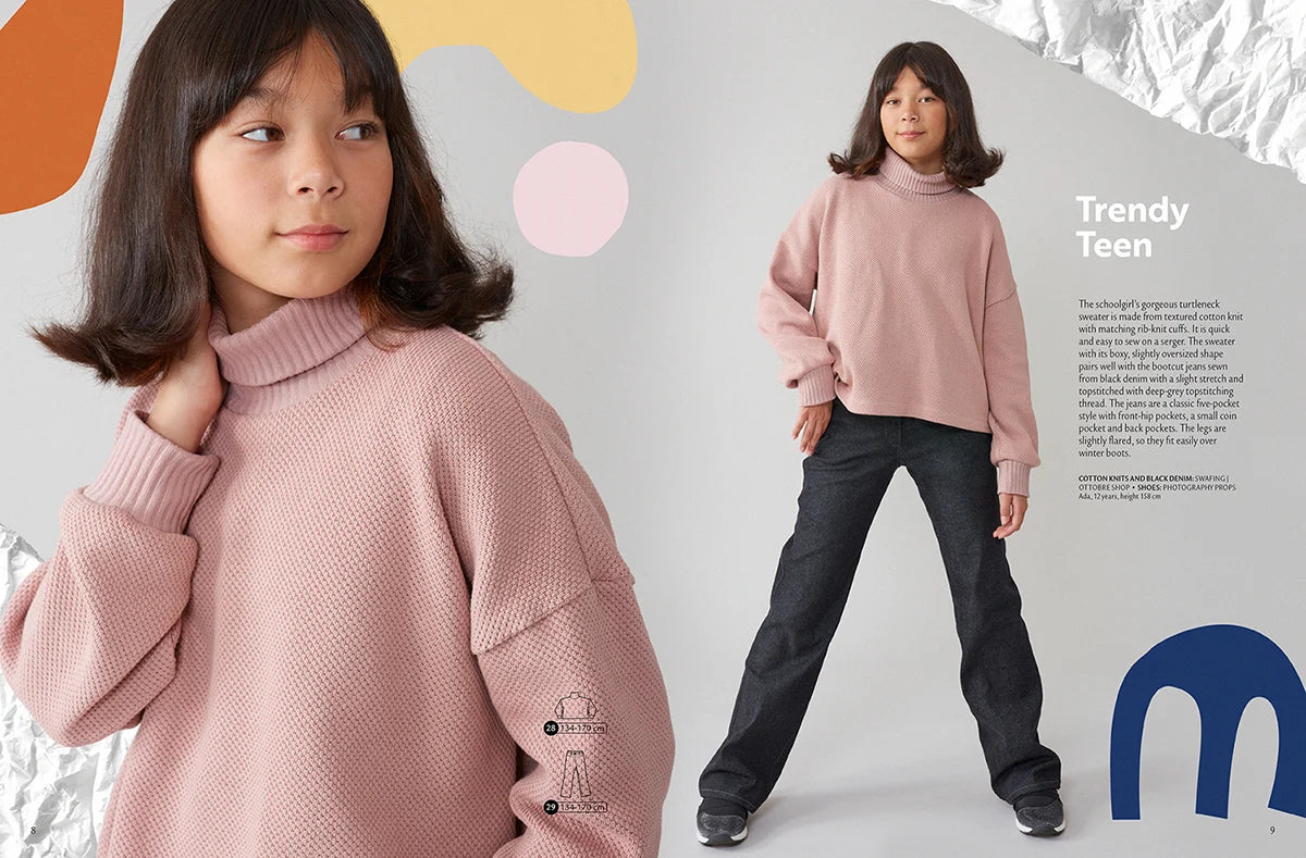 OTTOBRE design Kids Ziema– bērnu apģērbu piegrieztņu žurnāls angļu valodā