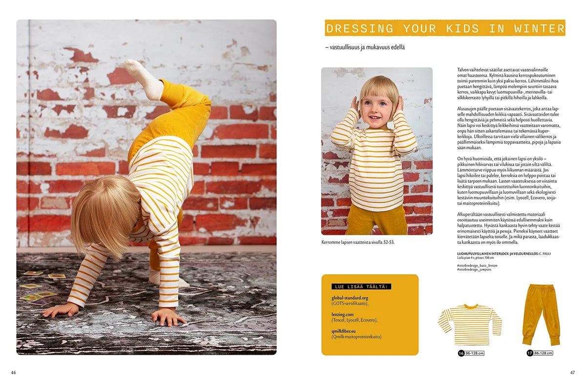 OTTOBRE design Kids 6/2022 – bērnu apģērbu piegrieztņu žurnāls angļu valodā