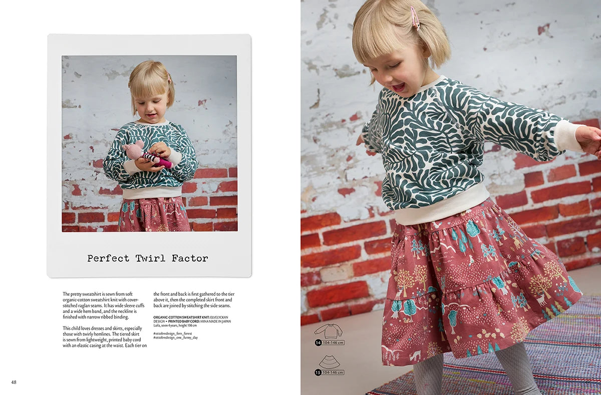 OTTOBRE design Kids 6/2022 – bērnu apģērbu piegrieztņu žurnāls angļu valodā