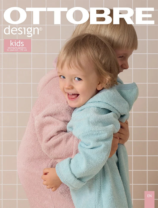 OTTOBRE design Kids 6/2022 – bērnu apģērbu piegrieztņu žurnāls angļu valodā