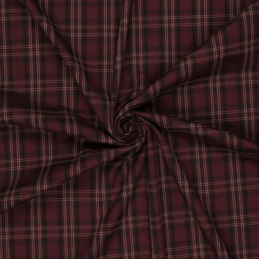 Kostīmaudums-bordo rūtains