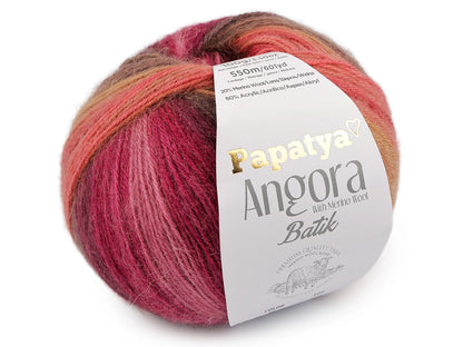 Dzijas Papatya Angora Batik 100g / 550m