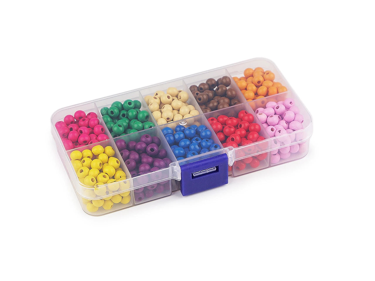 Koka pērlīšu komplekts kastītē (mix)
