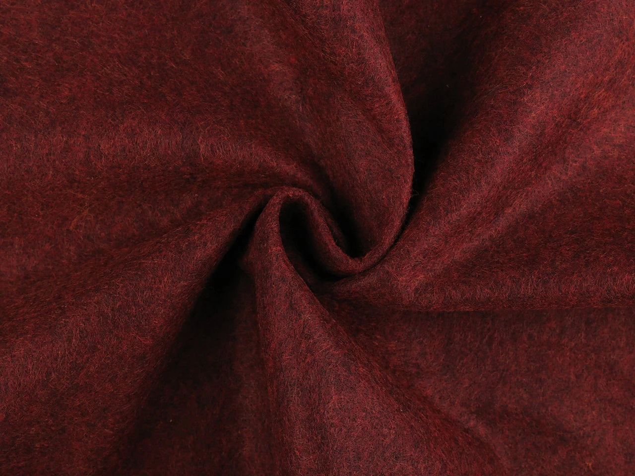 Filca audums ruļļos-tumši sarkans, mīksts 1,4 mm