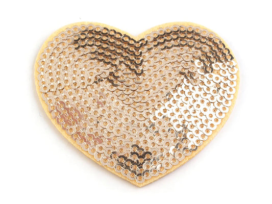 Iron-on Heart Patch | 55 x 60 mm | assorted shades