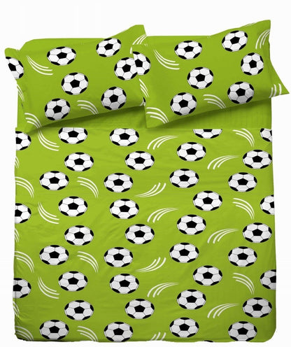 100% Kokvilnas audums-futbols 125 g/m²