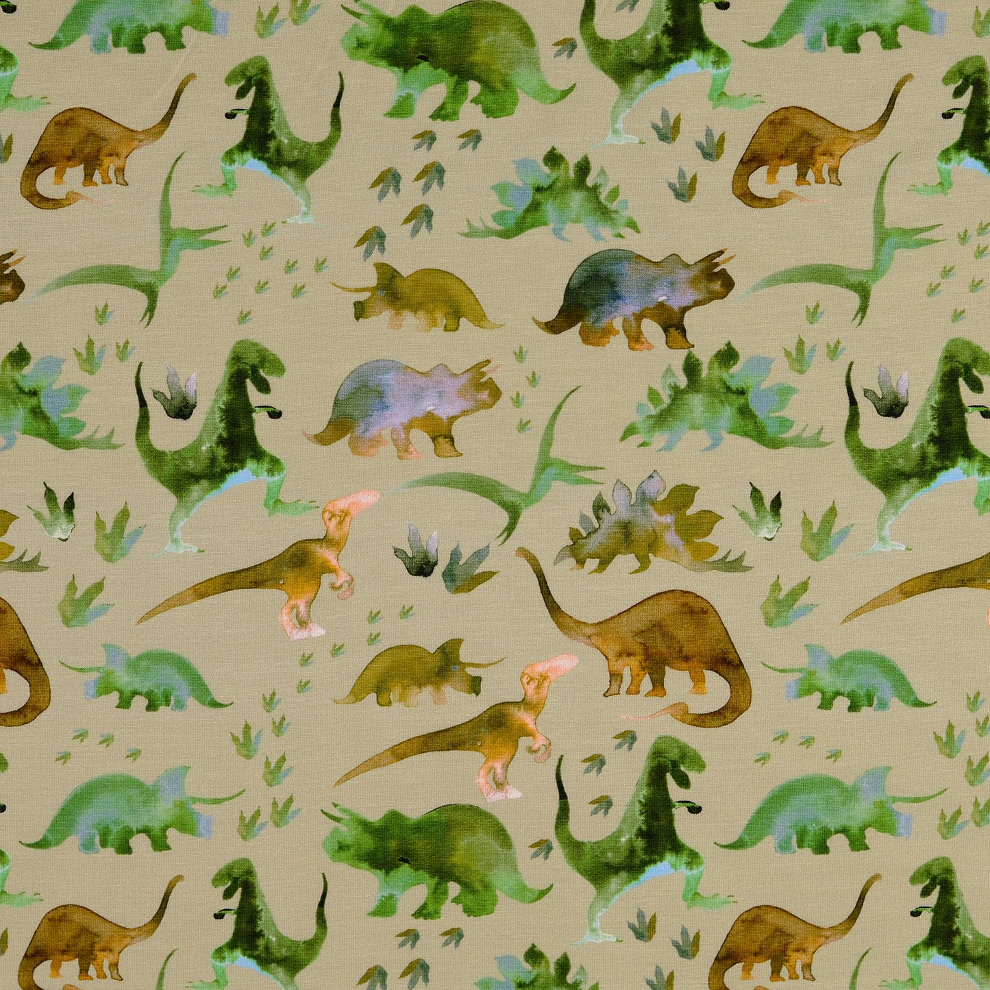 Cotton jersey - dinosaurs
