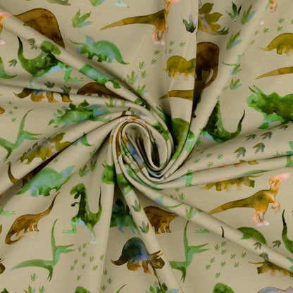 Cotton jersey - dinosaurs