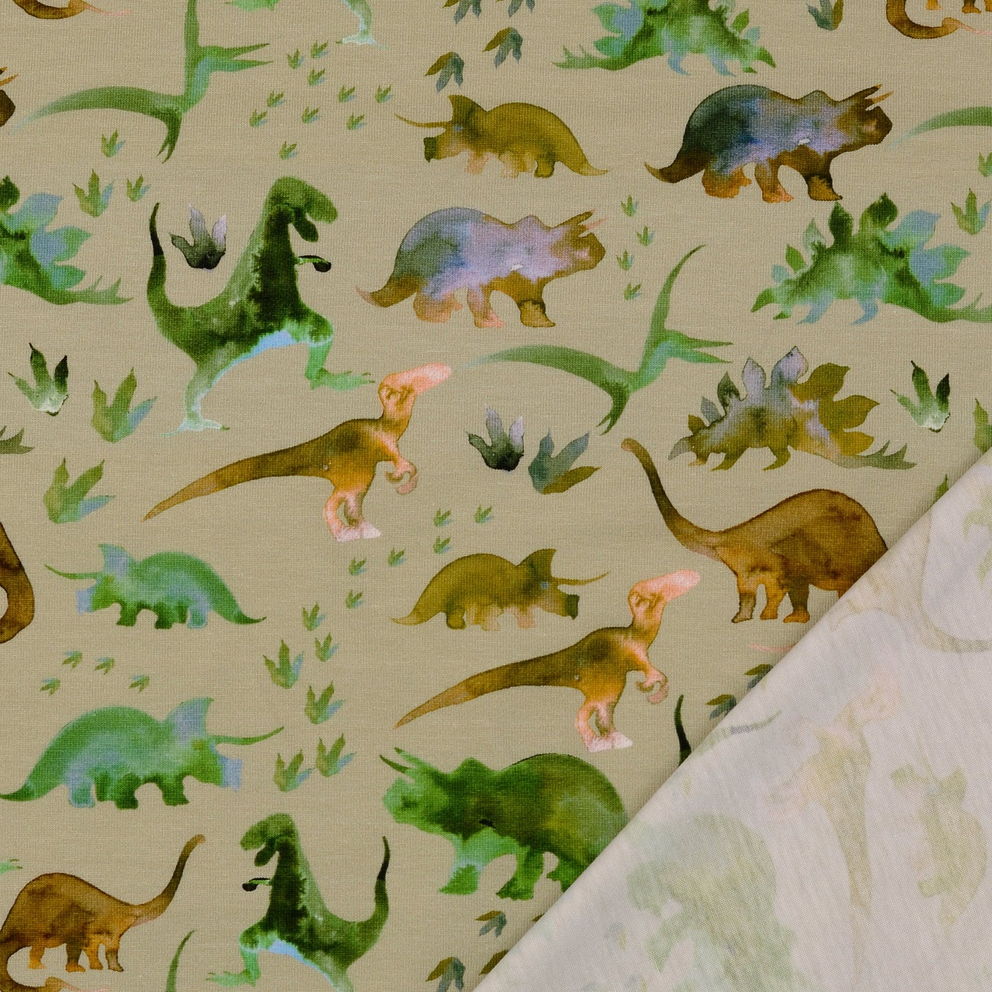 Cotton jersey - dinosaurs