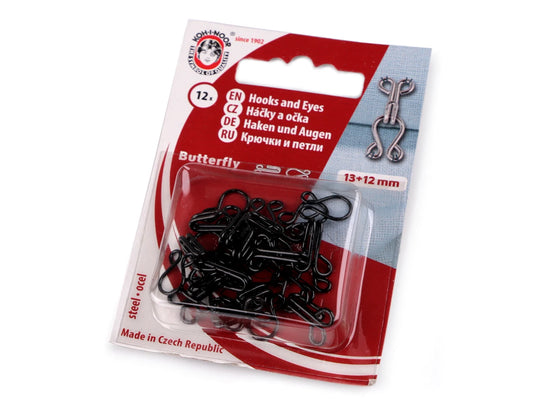 Piešujamie aizdares āķi-meln (iepakojumā 12 pāri)