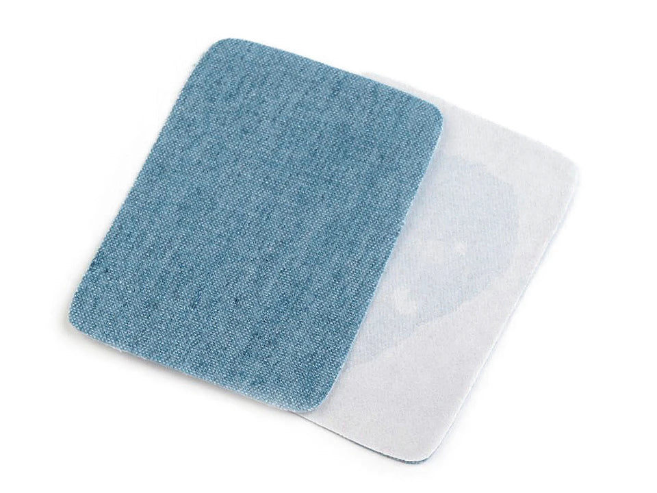 Džinsa ielāps gludināšanai 5,3 × 7,9 cm, komplektā 2 gab.