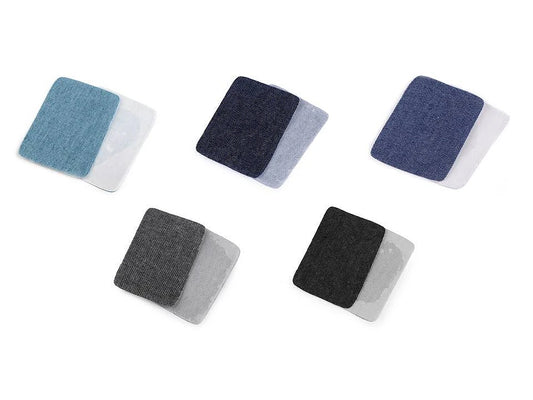 Džinsa ielāps gludināšanai 5,3 × 7,9 cm, komplektā 2 gab.