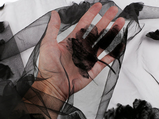 Izšūts tills ar ginko 29 g/m²