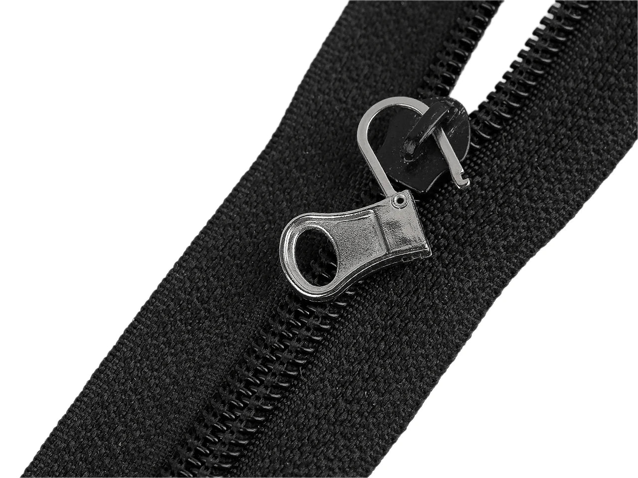 Atverams metāla rāvējslēdzēja rokturis remontam – 10 × 27 mm