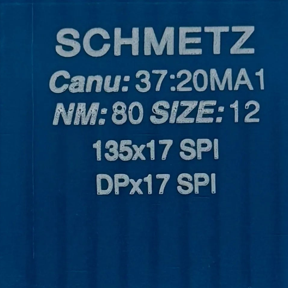Adatas rūpnieciskajām šujmašīnām SCHMETZ DPx17 SPI – blīviem un plāniem audumiem (10gab.)