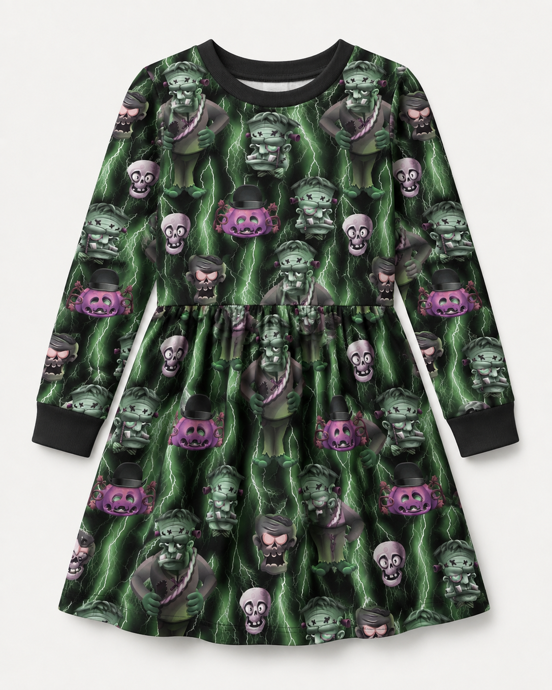 Kokvilnas trikotāža-zombiji