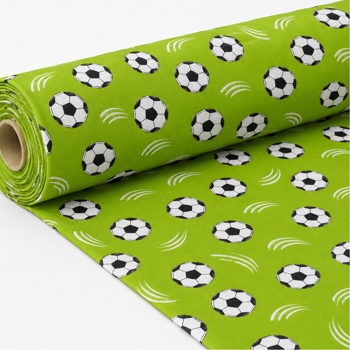 100% Kokvilnas audums-futbols 125 g/m²