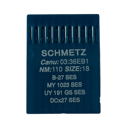 Industrial Overlock Needles SCHMETZ DCx27 (B-27) SES for Knitwear and Sportswear - 10 pcs.