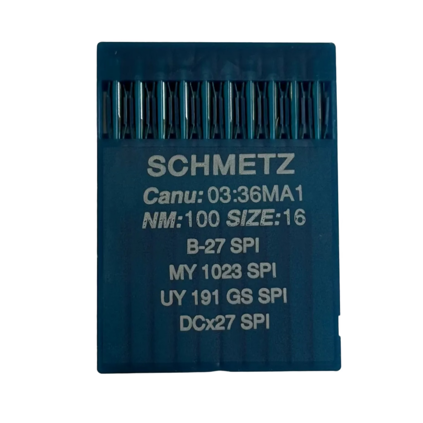 Industrial Overlock Needles SCHMETZ DCx27 (B-27) SPI for Thick and Thin Fabrics - 10 pcs.