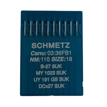 Industrial Overlock Needles SCHMETZ DCx27 (B-27) SUK for Knitwear and Jeans – 10 pcs.