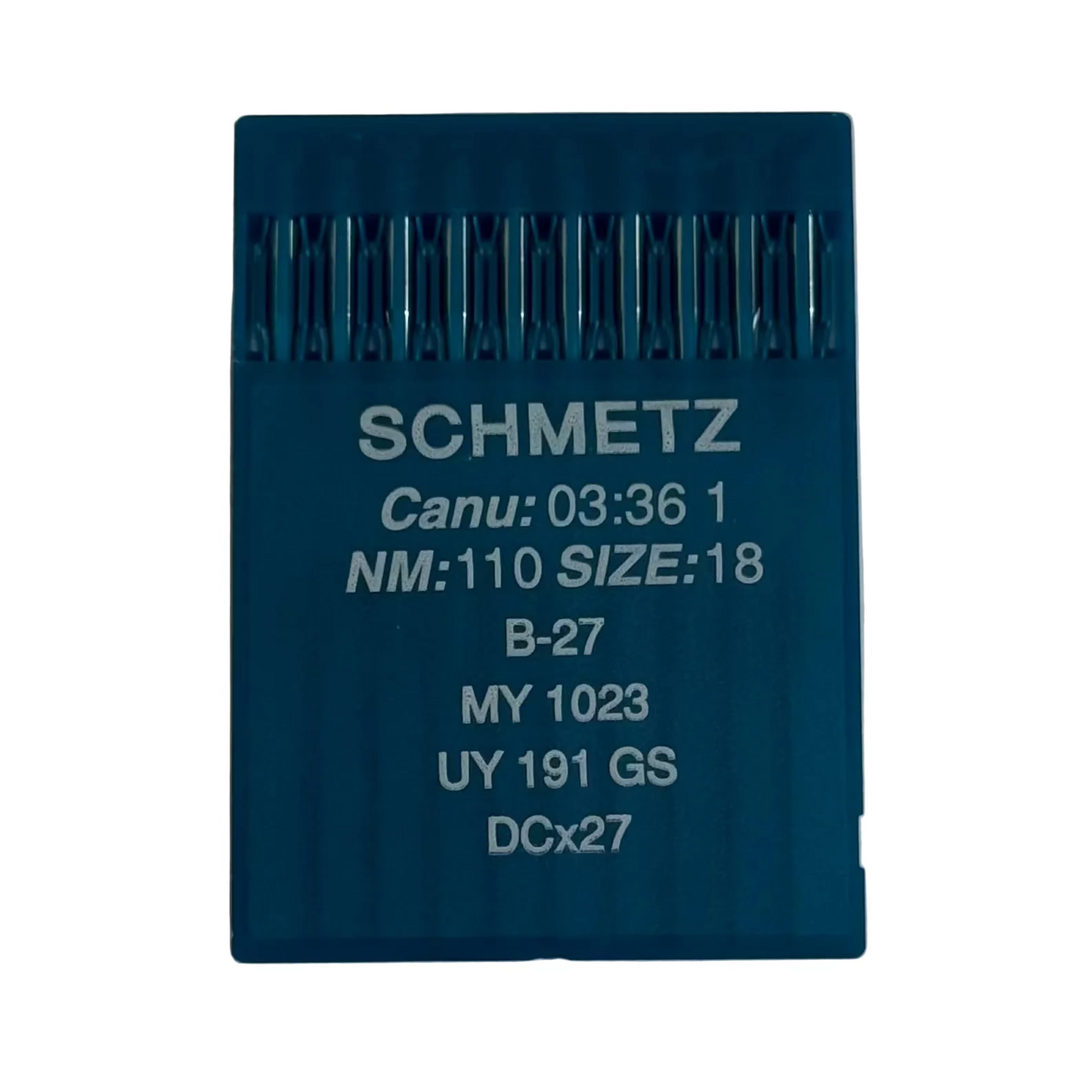 Aiguilles universelles pour surjeteuse industrielle SCHMETZ DCx27 (B-27) - 10 pièces