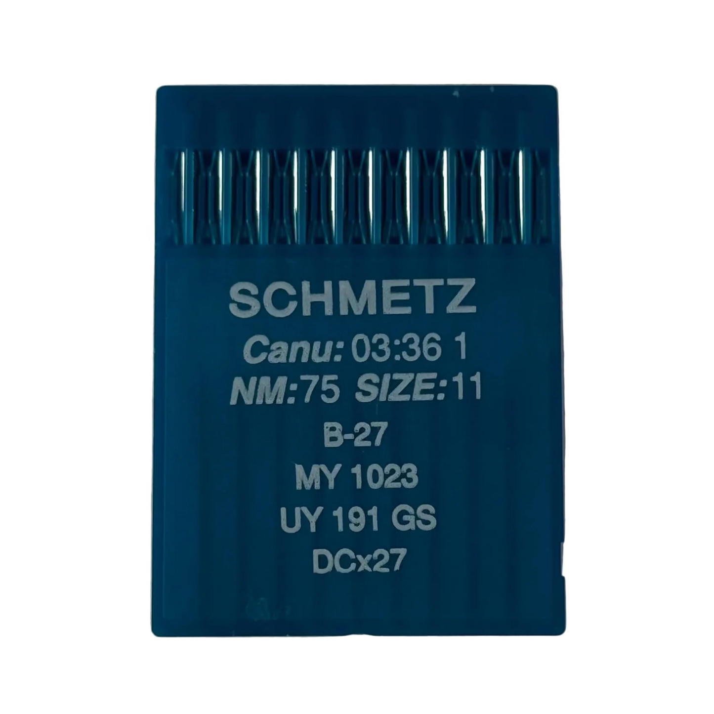 Aiguilles universelles pour surjeteuse industrielle SCHMETZ DCx27 (B-27) - 10 pièces