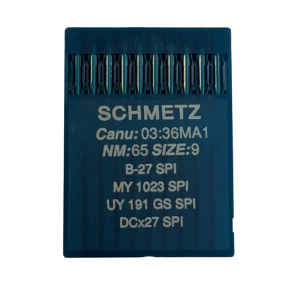 Industrial Overlock Needles SCHMETZ DCx27 (B-27) SPI for Thick and Thin Fabrics - 10 pcs.