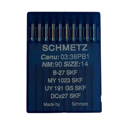 Industrial Overlock Needles SCHMETZ DCx27 (B-27) SKF for Very Coarse Knitwear - 10 pcs