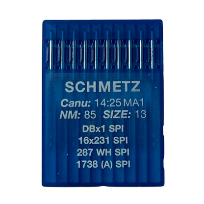 Aiguilles pour machines à coudre industrielles SCHMETZ DBx1 (1738) SPI pour tissus épais et fins - 10 pièces